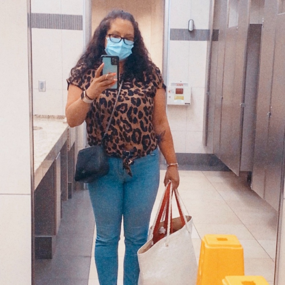 Crop top. Used only once on vacation.